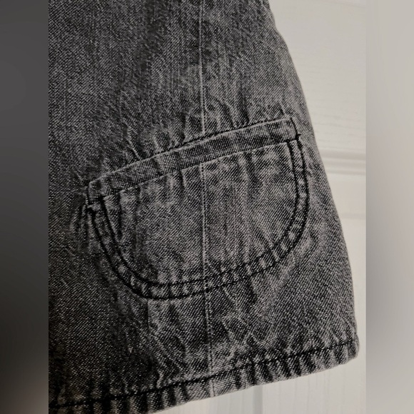 Promod Dark blue grey Denim Vest with Button Closure - Picture 6 of 7